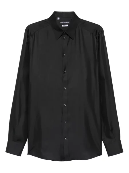 Cămașă Dolce & Gabbana lungă negru