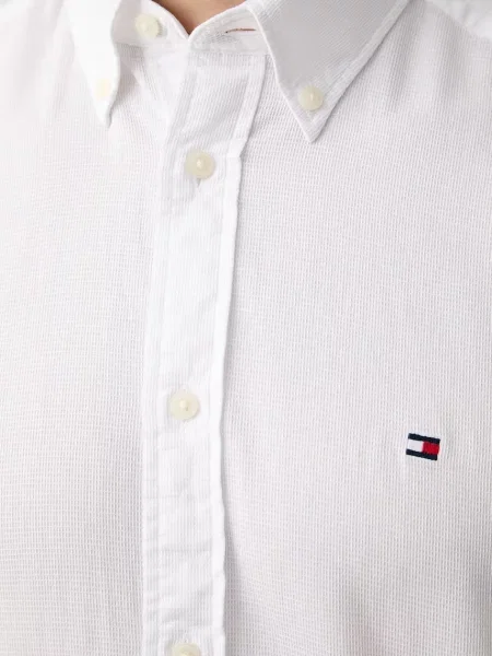 Tommy Hilfiger риза мъжка от бяло