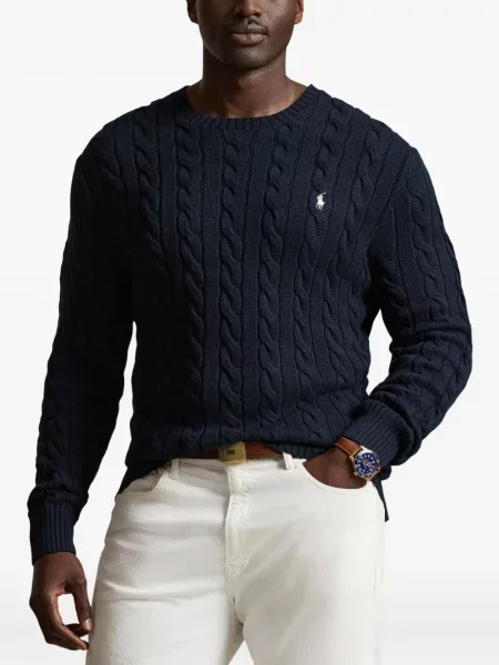 Gulerat șosete Polo Ralph Lauren de lână cu dungi negru