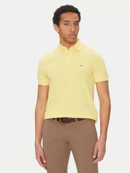 Polo majica Tommy Hilfiger rumena
