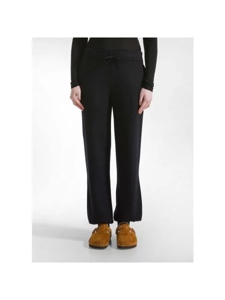 Pantaloni de jogging Deha tricotate negru