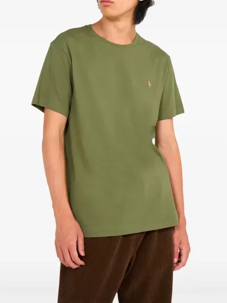 Marškinėliai Polo Ralph Lauren apvaliu kaklu mėlyna