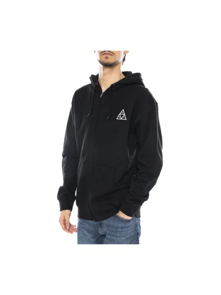 Bluza rozpinana Huf czarna