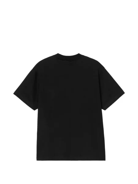 Тениска Carhartt Wip със сърца черно