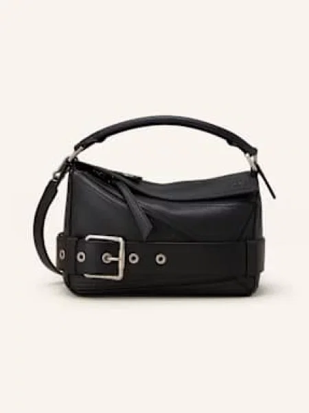 Loewe Kabelka Puzzle Small černá