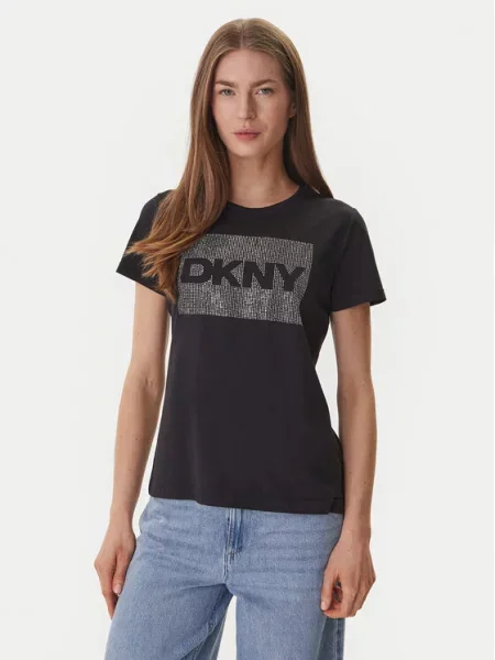 DKNY Футболка чорний