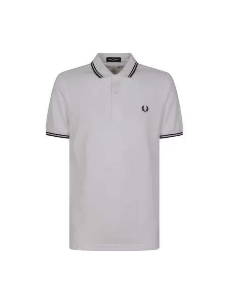 Dzianinowa koszulka polo Comme Des Garcons biała