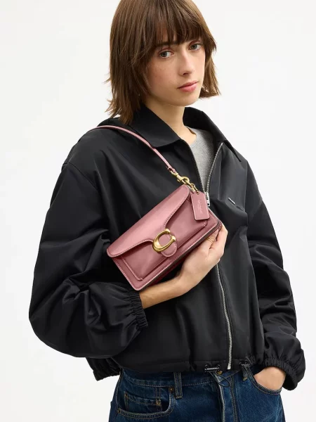Кожаная сумка Coach