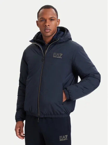 Emporio Armani Geacă Bleumarin Oversize albastru