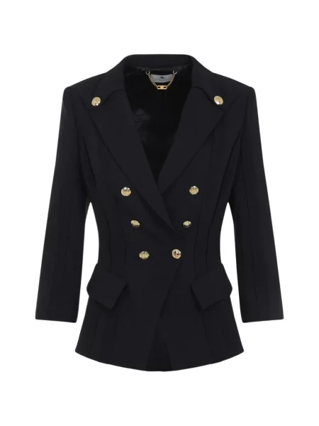 Geacă Elisabetta Franchi negru