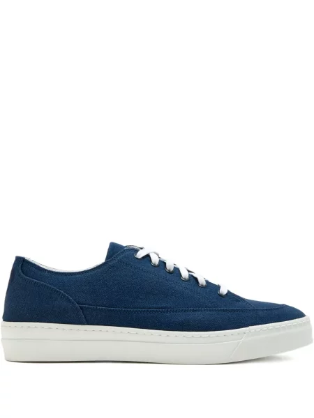 Sneakerși Blu Scarpa cu șireturi din dantelă albastru