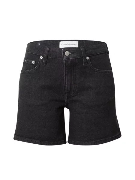 Jeans kratke hlače Calvin Klein Jeans črna