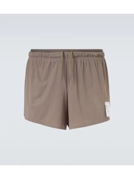 Pantaloni scurți de sport Satisfy gri