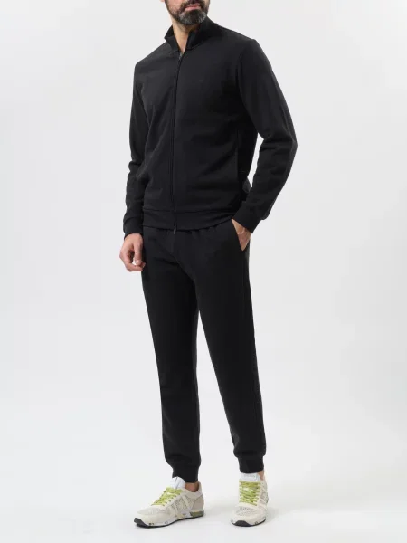 Костюмный спортивный костюм Emporio Armani черный