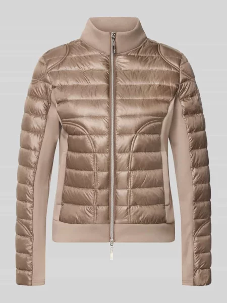 Kurtka pikowana o kroju regular fit z z neoprenem Monari