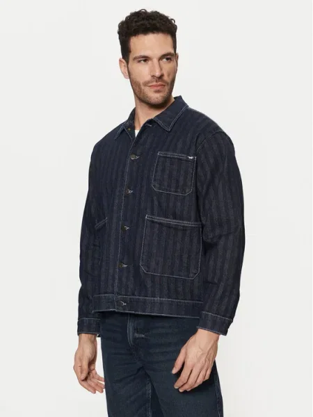 Mustang Дънково яке Monowi Boxy Fit тъмносин