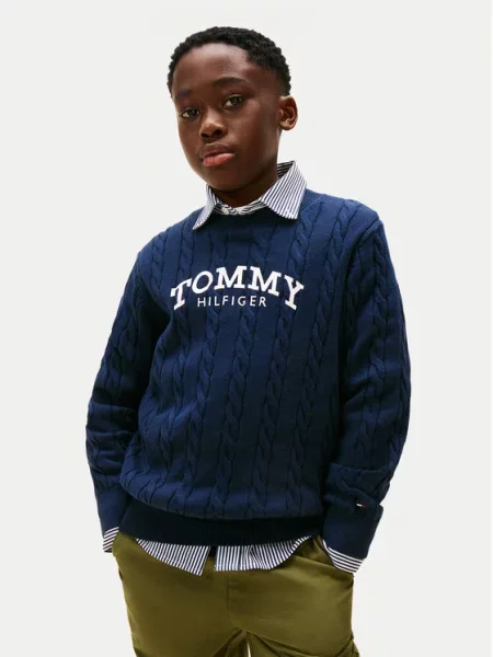 Tommy Hilfiger Пуловер Тъмносин