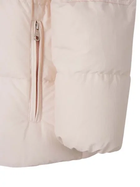 Páperová bunda Moncler ružová