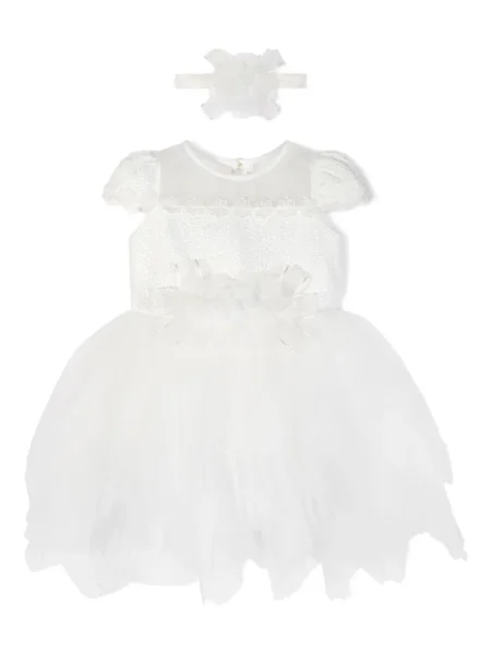 Рокля Dress & Fleur бяло