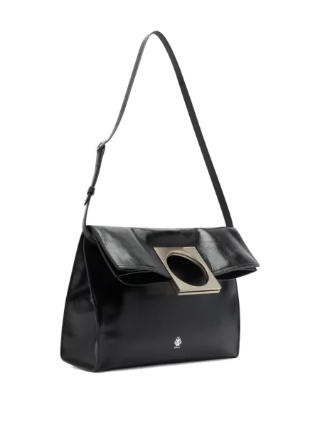 Geanta de piele Bally din piele negru