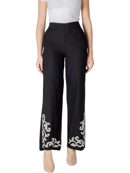 Pantaloni Vila negru