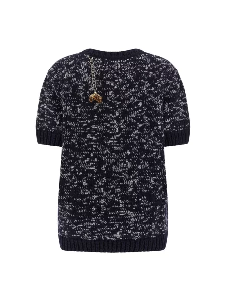 Sweter Prada wełniany niebieski