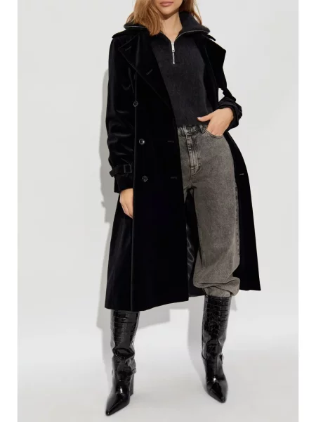 Pulover Sportmax de jumătate de fermoar negru
