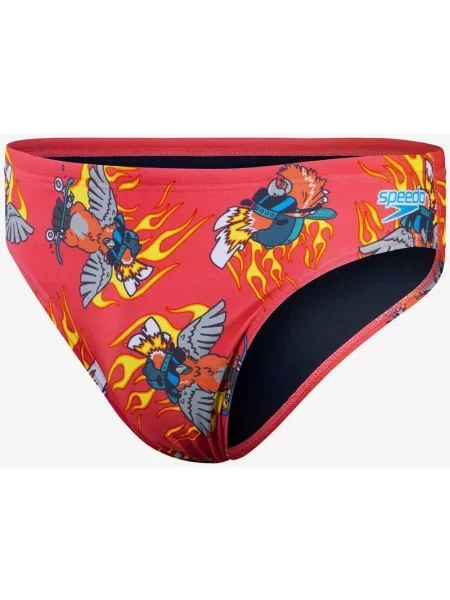 Kąpielówki Speedo Fundies Graphic żółte niebieskie 26 czerwone
