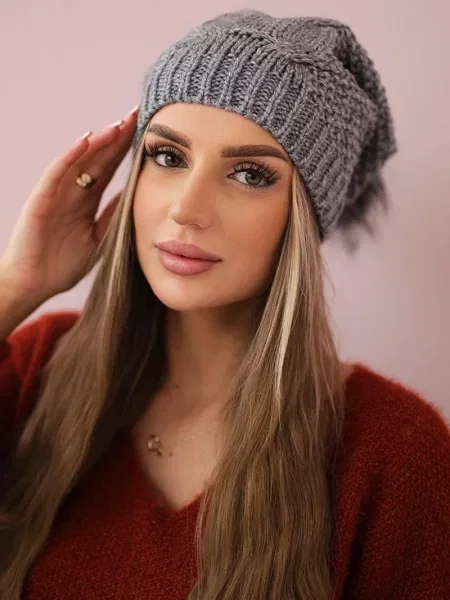 Șapcă Kesi din fleece gri