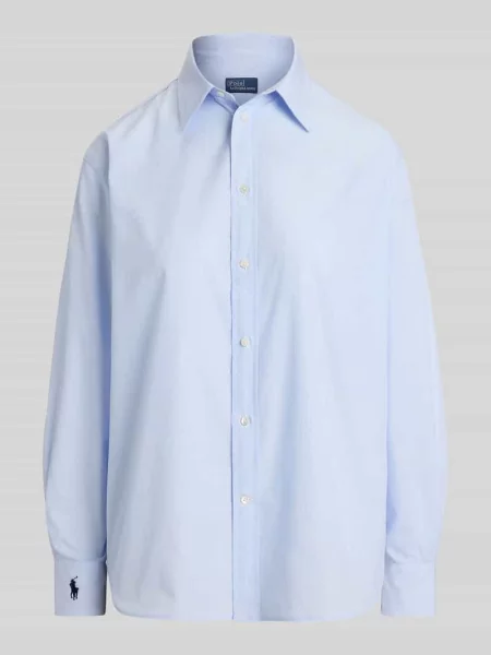 Polo Ralph Lauren koszula Long Sleeve Light Shirt relaxed z kołnierzykiem klasycznym niebieski