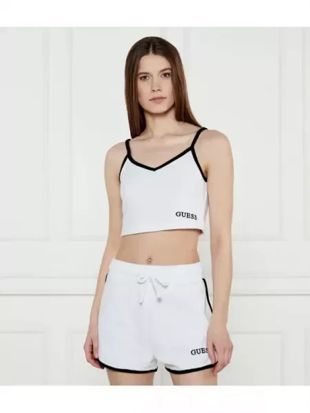 Guess Top | Cropped Fit fehér