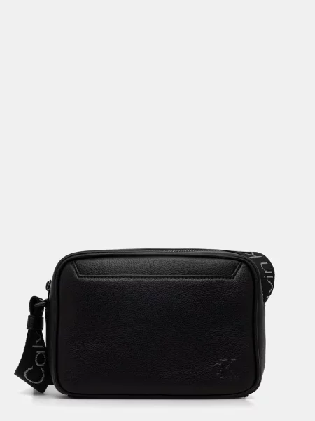 Calvin Klein Geantă crossover Webbing Strap Camera Bag negru