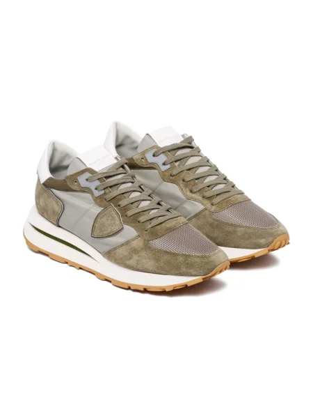 Sneakersy Philippe Model do biegania skórzane zielone