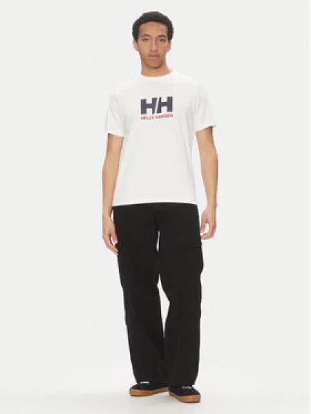 Tričko Helly Hansen Logo white bílé