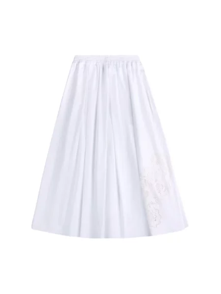 Spódnica Fay w kształcie litery A biała