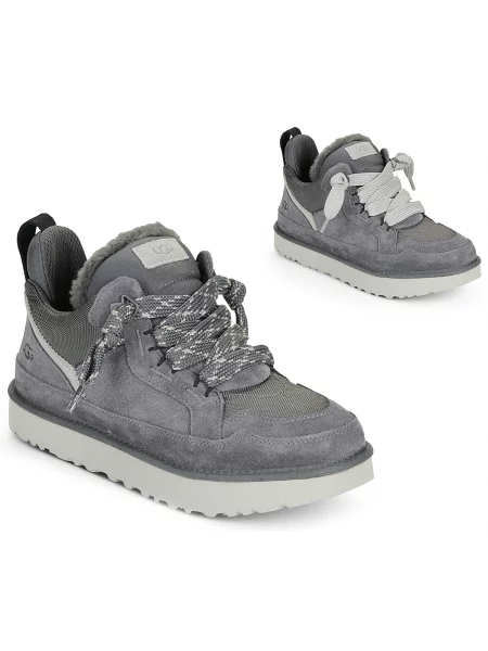 Pantofi Ugg din piele gri