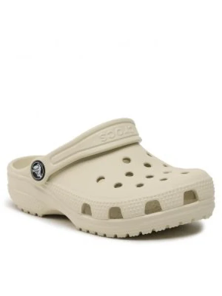 Șlapi Crocs bej