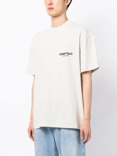 Μπλούζα Fear Of God Essentials με σχέδιο γκρι