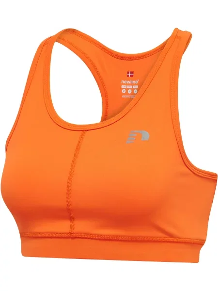 Biustonosz dla kobiet Newline core athletic pomarańczowy