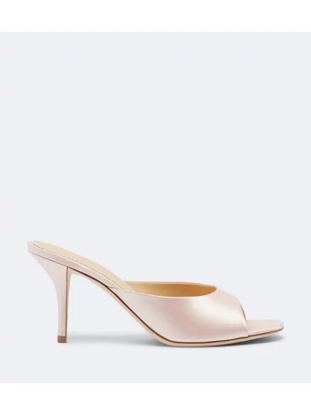 Papuci tip mules Magda Butrym din satin roz