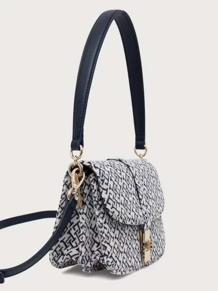Tommy Hilfiger Geantă Th Heritage Conv Crossover Jacqu Bleumarin bej