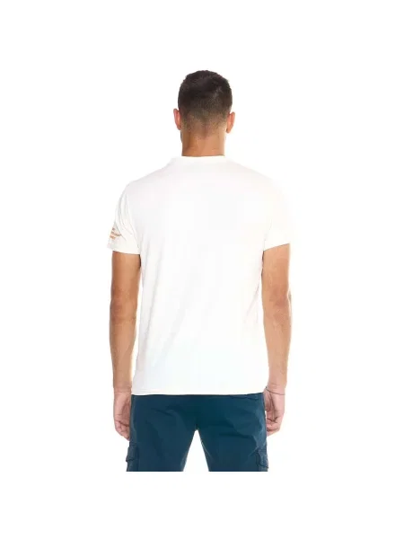 Scurt tricou Leone 1947 cu mâneci scurte alb