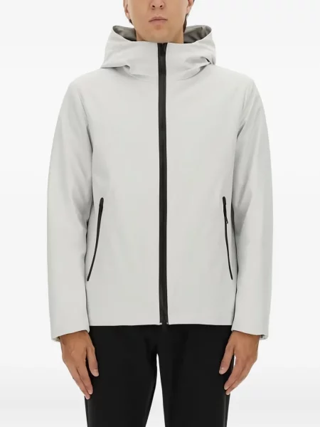 Geacă Woolrich cu glugă gri
