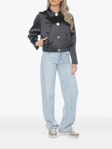 Geacă Armani Exchange din satin negru