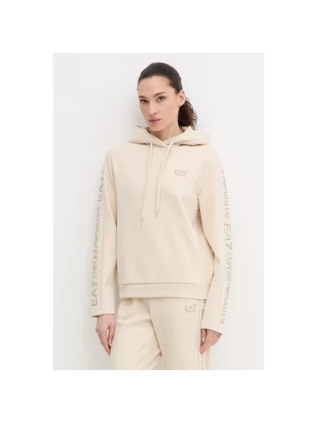 Komplet dresowy Emporio Armani Ea7 beżowy