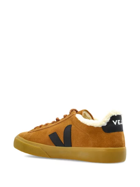 Sneakerși Veja din piele de căprioară maro