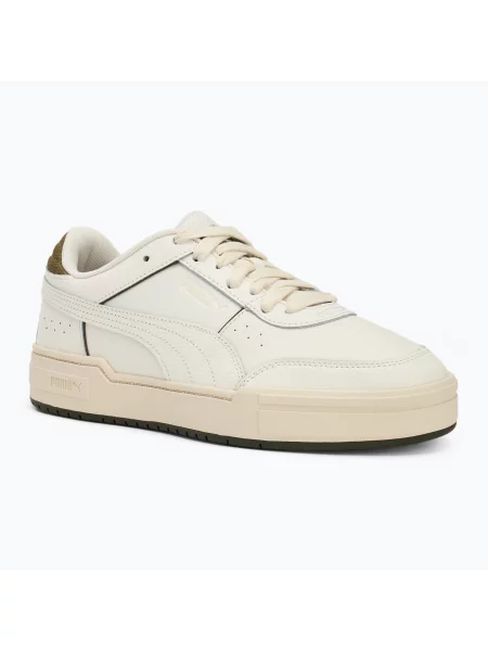 Cipő PUMA CA Pro Sport warm white/alpine snow/dark olive. Méret: 36 EU fehér