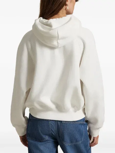 Curea Polo Ralph Lauren cu broderie din fleece cu șireturi albastru