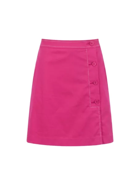 Spódnica mini Trussardi różowa