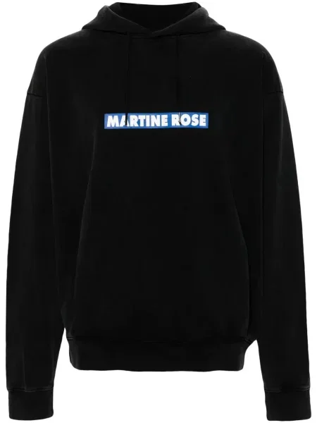Hanorac cu glugă Martine Rose cu imagine negru